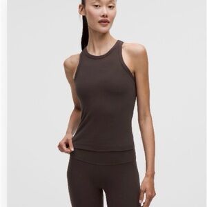 lululemon - align tank waist length - sequoia - 6